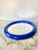 Vintage Postmodern Primary Blue Round Wall Mirror — Memphis Style Plastic Mirror, 1980s For Sale - Image 4 of 7