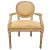 This French Louis XVI style fauteuil is a beautiful example of late 18th-century neoclassical design, reflecting the style...