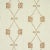 Sample - Schumacher Nicolette Embroidery Fabric in Natural For Sale
