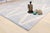 2020s Pasargad Home Simplicity Aqua Cotton Area Rug- 5' 0" X 8' 0" For Sale - Image 5 of 7
