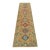 Kazak Runner 2’9” X 9’6” Brown Wool Tribal Hand-Knotted Oriental Rug For Sale