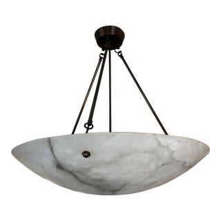 Mid-Century Modern Alabaster Pendant For Sale