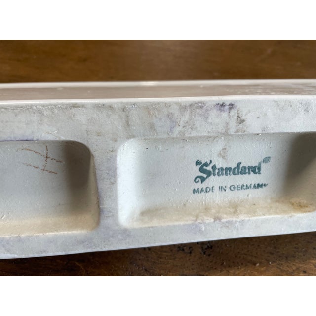 1950s Bathroom White Porcelain Console, 1950s For Sale - Image 5 of 7