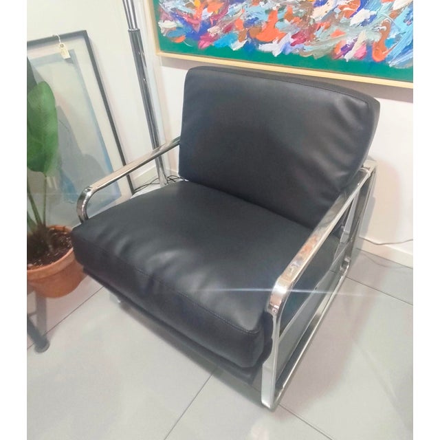 2000 - 2009 Leatherette and Metal Chair from Ángel Cerda, 2000s For Sale - Image 5 of 11