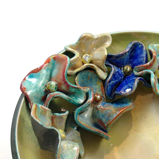 Flower Bowl by Ceramiche Lega For Sale - Image 4 of 6