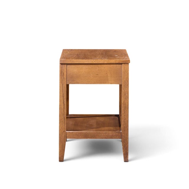 Broyhill Brasilia Broyhill Brasilia Mid Century Walnut and Brass Nightstands - Pair For Sale - Image 4 of 11