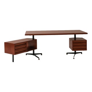 T95 Executive Desk by Osvaldo Borsani for Tecno, Italy, 1956 For Sale