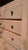 Vintage Hekman Blond 3-Drawer Bedside Chest With Bookmatched Figured Veneer For Sale - Image 16 of 18