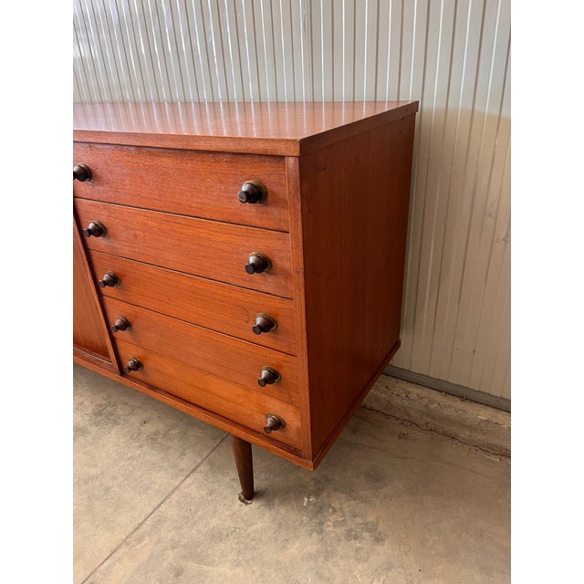 Vintage Sideboard in Teak, 1950 For Sale - Image 11 of 18
