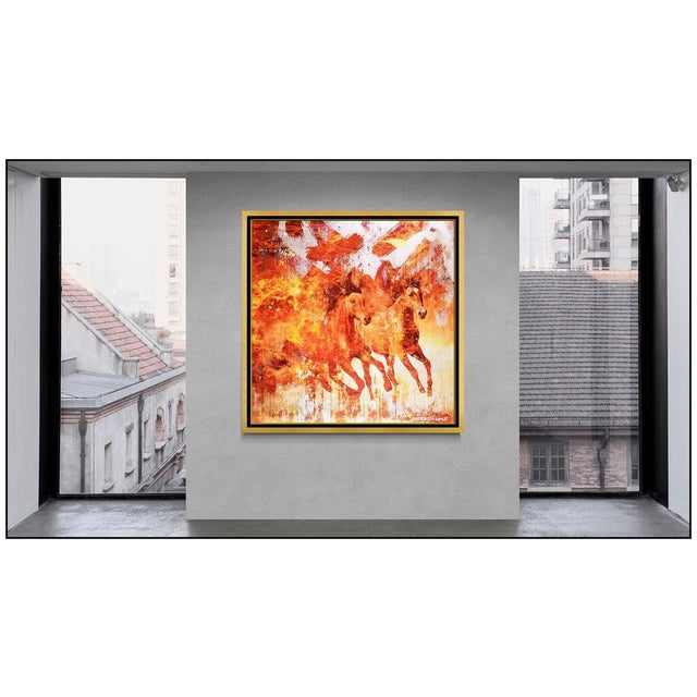 Message us to inquire about custom framing options! (Included for free with every purchase) The artwork here, "Untamed...