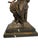 Neoclassical Style Bronze Lady on Detailed Plinth Base, 20th Century For Sale - Image 4 of 9