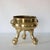 Metal Brass Log Bin with Claw Feet, 19th Century For Sale - Image 7 of 7