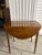 English Drop Leaf Table, 19th Century. French polished. Dimensions when opened 29" w x 36" d x 27.75" h