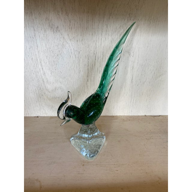 1960s 1960s Murano Glass Pheasant For Sale - Image 5 of 6