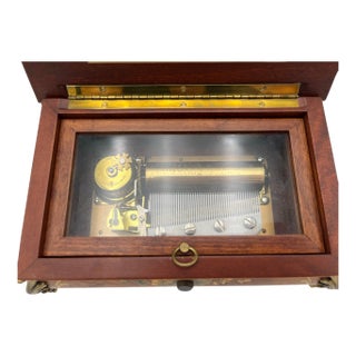 Vintage Reuge Music Box For Sale