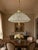1960 French Gold Bronze Crystal Chandelier 1 Light For Sale - Image 12 of 12