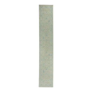 Turkish Oushak Runner Rug 2'10" x 16'3" #17817 For Sale