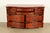 1950s Century Furniture Georgian Carved Flame Mahogany Serpentine Front Ten-Drawer Dresser or Chest of Drawers | Circa 1950s For Sale - Image 5 of 13