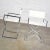 Metal Mid-Century Modern Campaign Style Directors Chairs White & Chrome Attributed Robert Kjer Jakobsen for Virtue Brothers For Sale - Image 7 of 12