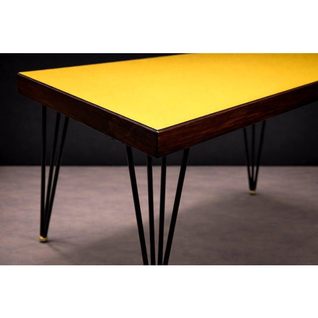 Table in Hardwood & Iron, Unknown 1950s For Sale In New York - Image 6 of 9