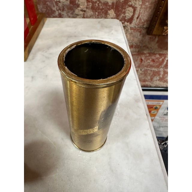 Vintage Fully Brass Italian Lighter 1970s For Sale - Image 4 of 6