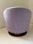 1970s 1970s Pair of Milo Baughman Clam Shell Swivel Chairs in Lilac For Sale - Image 5 of 11