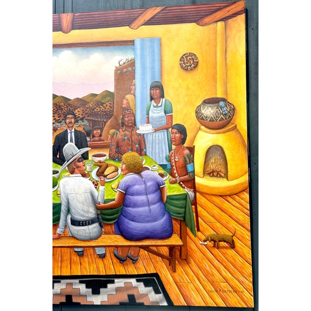 Monumental David P. Bradley - Feast Day Painting For Sale - Image 9 of 18