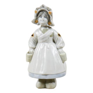 Ceramic Ballerina with Jointed Movements, Early 20th Century For Sale