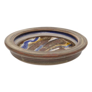 Vintage Scandinavian Studio Pottery Bowl from Unbekannt For Sale