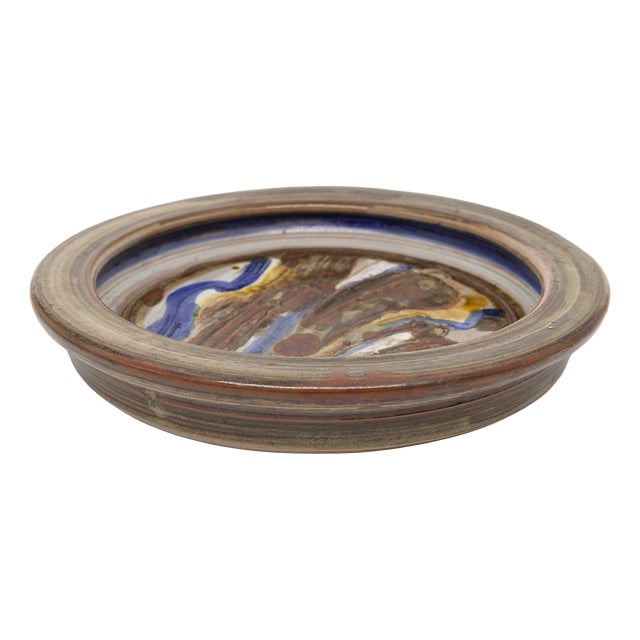 Vintage Scandinavian Studio Pottery Bowl from Unbekannt For Sale