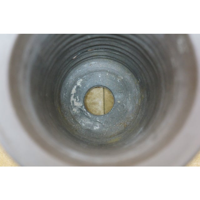 Chinese Ceramic Flower Frog Bonsai Dragon Bud Vase W Cloud Feet 7" For Sale - Image 12 of 18