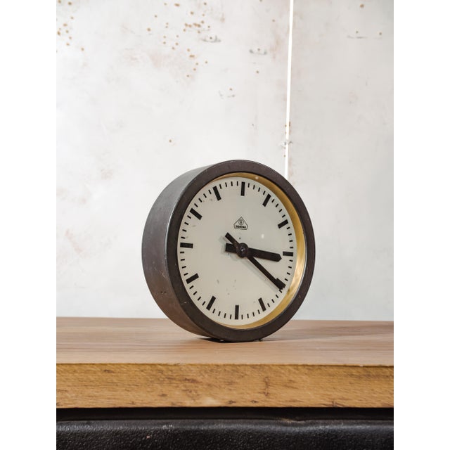 Small Station Clock from Siemens, 1930s For Sale - Image 14 of 15