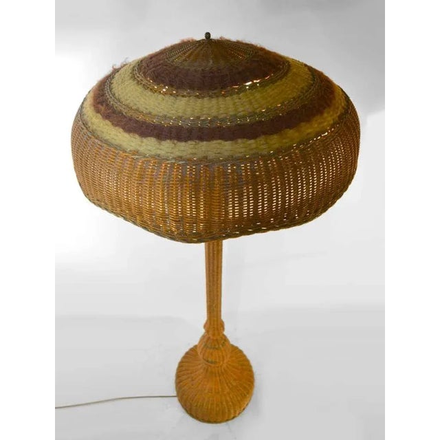 Wicker Floor Lamp Chairish