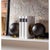 The substantial aesthetic of these bookends creates a natural focal point for your table top, book shelf, desk or etagere....