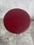 Vintage Industrial Bar Stools with Burgundy Seats, 1980s, Set of 3 For Sale - Image 6 of 8