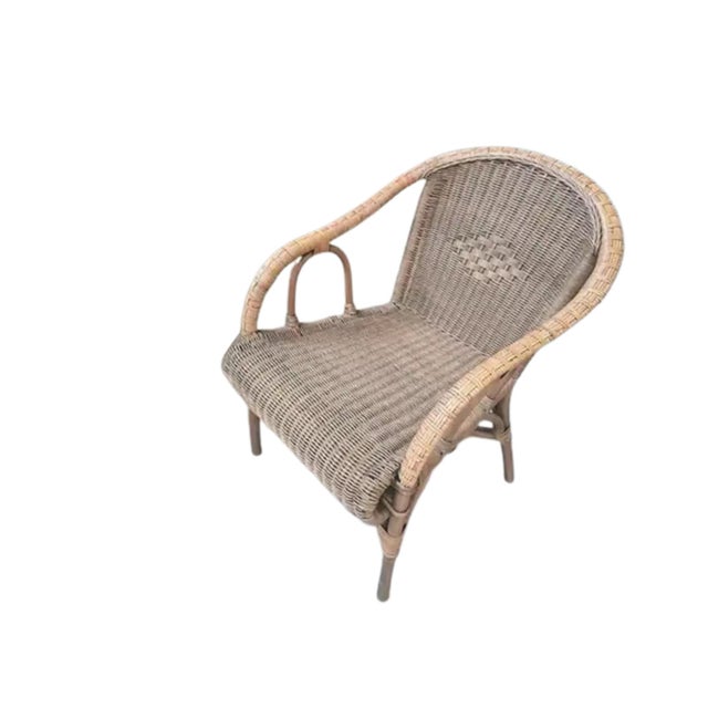 Agate Model Wicker Chair, 2010 For Sale - Image 3 of 6