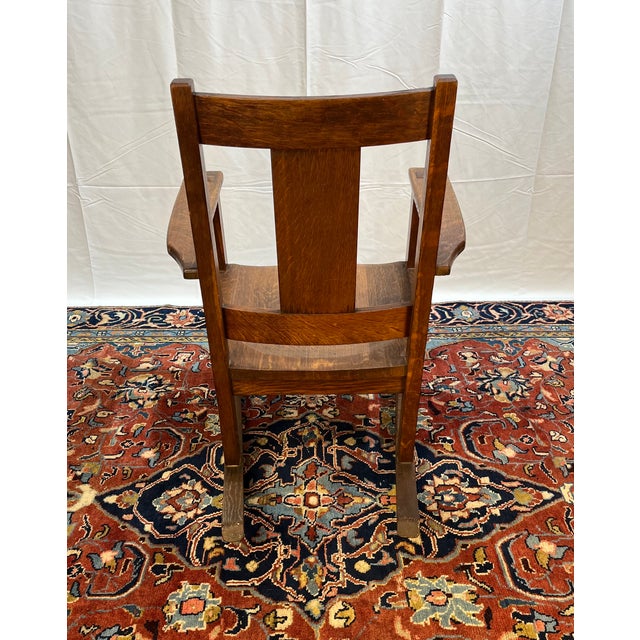 Early 20th Century Limbert Rocker For Sale - Image 11 of 12