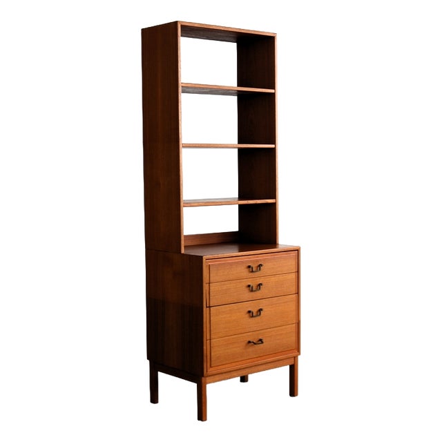 Vintage Bookcase in Teak, Sweden, 1960s For Sale