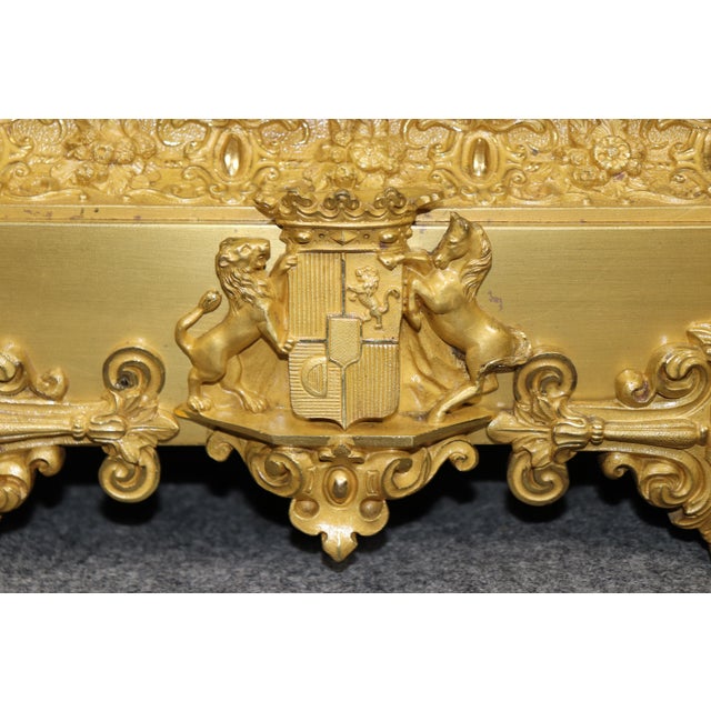 Antique French 19th C. English Style Mantle Clock by Guenee For Sale - Image 12 of 17