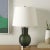 Contemporary Nirav 22" Table Lamp in Dark Green For Sale - Image 3 of 4