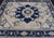 Navy Blue Navy Blue Oushak Vintage Rug With Traditional Medallion Design For Sale - Image 8 of 16