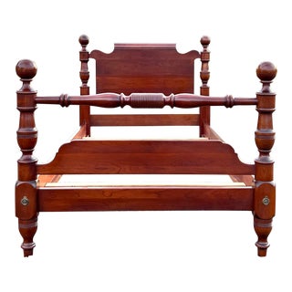 Pennsylvania House Mt. Vernon Cherry Cannonball Bed - Twin Size For Sale