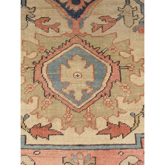 Antique Persian Serapi Carpet,9'4" X 11'10" For Sale - Image 14 of 14