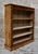 Antique Victorian Carved Oak Open Library Bookcase, 1880 For Sale - Image 6 of 10