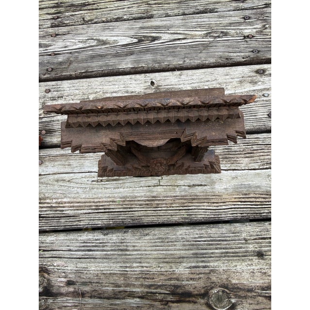Carved Tibetan Nepal Ankhi Jhyal Wood Frame For Sale In Milwaukee - Image 6 of 9