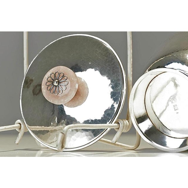 Hand-Crafted Silver Can, 1940s For Sale - Image 9 of 12