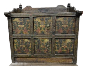 Tibetan Pegam / 18thC Cabinet/6 Door /