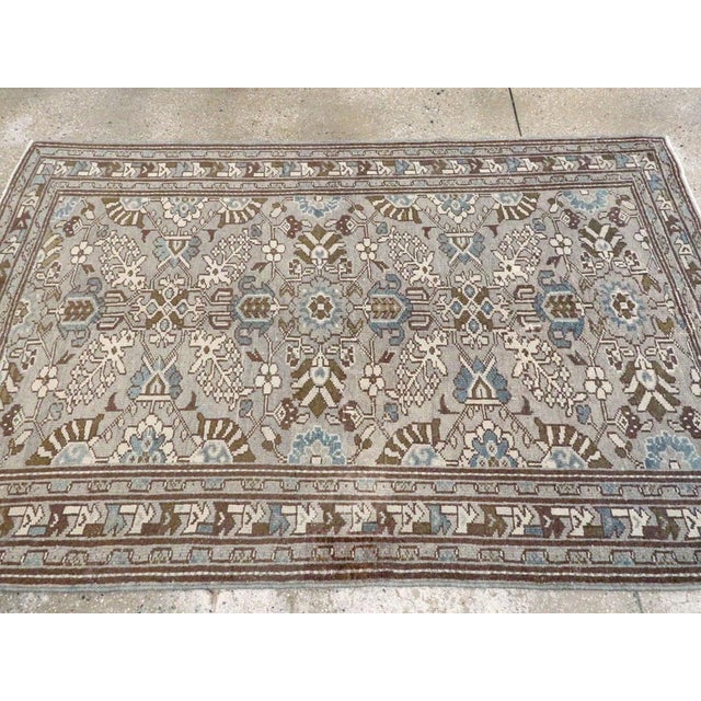 Galerie Shabab Collection Mid-20th Century Persian Malayer Rug For Sale In New York - Image 6 of 7