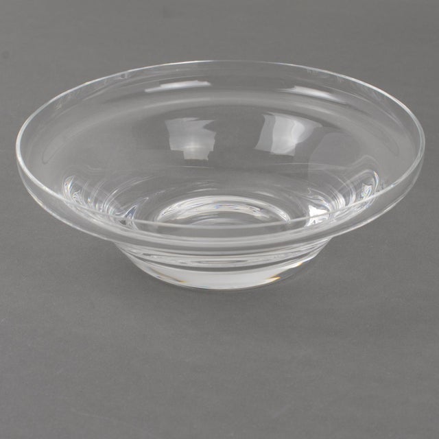 Metal Ercuis, Paris Crystal and Silver Plate Caviar Bowl Dish Server, circa 1960 For Sale - Image 7 of 15