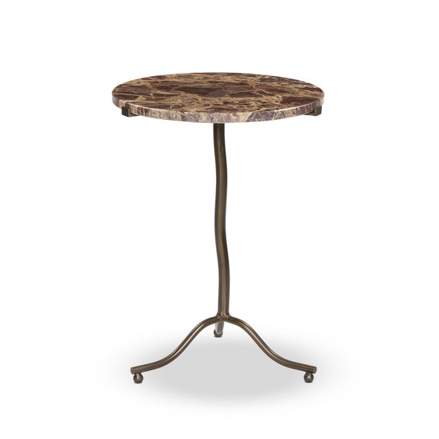 Four Hands Sophie End Table - Garnet Marble For Sale In Austin - Image 6 of 12